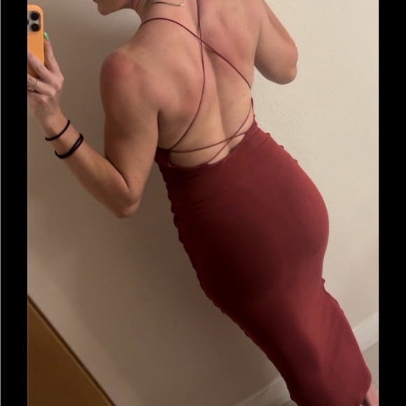 CSB Open Back Rib Maxi Dress - Picture 8 of 10